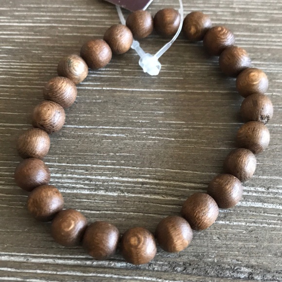 Wood Beaded Bracelet - Picture 1 of 3